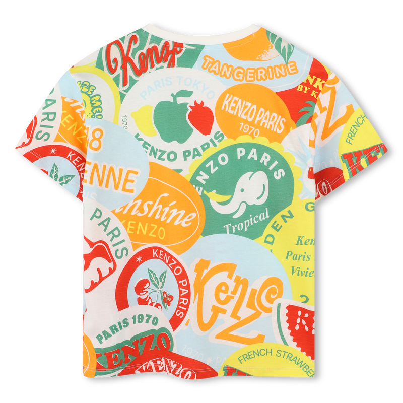 Katoenen T-shirt, korte mouwen KENZO KIDS 
                    BOY