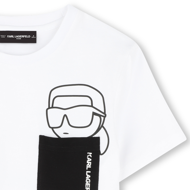 T-shirt met korte mouwen KARL LAGERFELD KIDS 
                    BOY