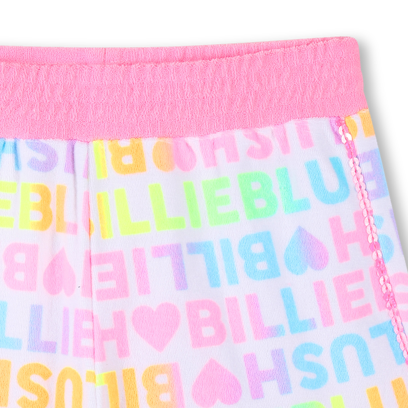 Badstoffen short met print BILLIEBLUSH 
                    GIRL