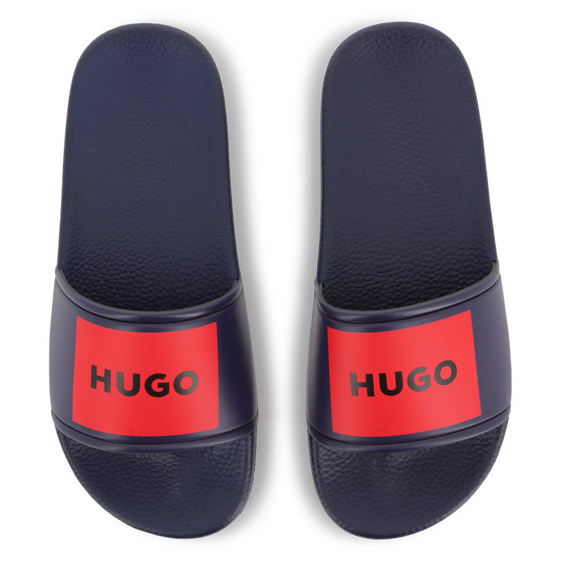 Slippers met badges HUGO 
                    BOY